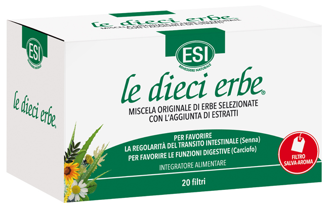 ESI LE DIECI ERBE TISANA 20 FILTRI - Farmadott.it