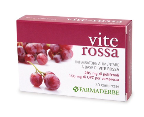 VITE ROSSA 30 COMPRESSE - Farmadott.it