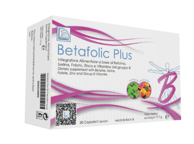 BETAFOLIC PLUS 30 CAPSULE ASTUCCIO 18,6 G - Farmadott.it