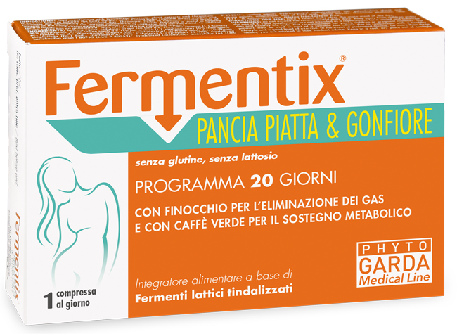 FERMENTIX PANCIA PIATTA E GONFIORE 20 COMPRESSE - Farmadott.it