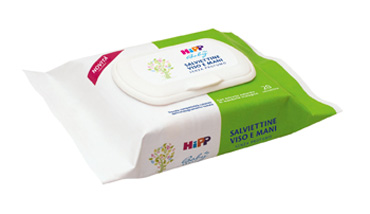 HIPP SALVIETTINE VISO&MANI 1X20 PEZZI - Farmadott.it