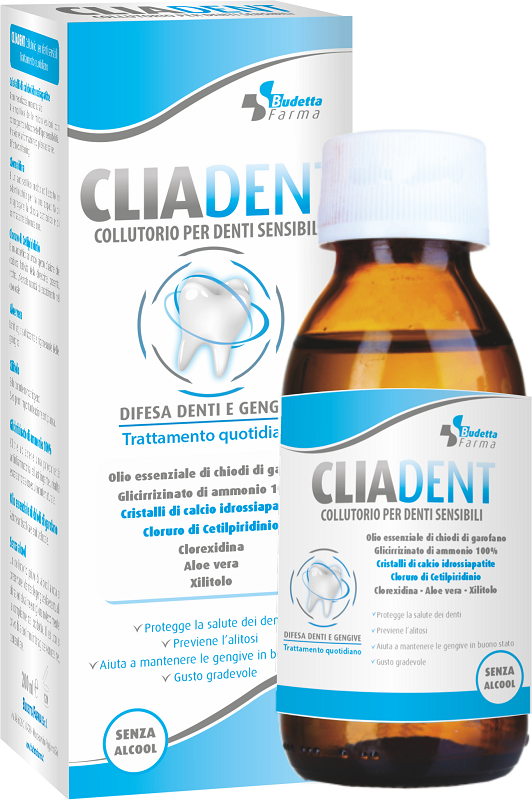 CLIADENT COLLUTORIO DENTI SENSIBILI 200 ML - Farmadott.it