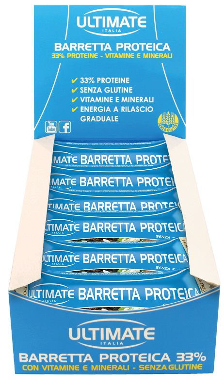 ULTIMATE BARRETTA PROTEICA GUSTO VANIGLIA E COOKIES 24 PEZZI - Farmadott.it