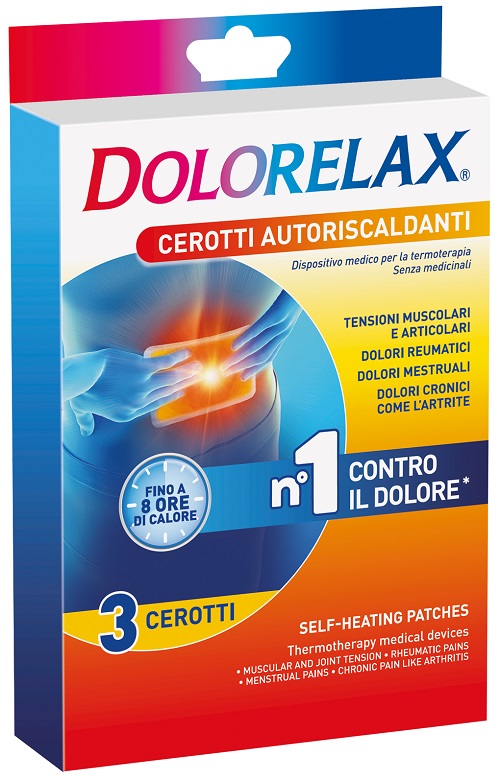 DOLORELAX CEROTTO EFFETTO CALDO 3 PEZZI - Farmadott.it