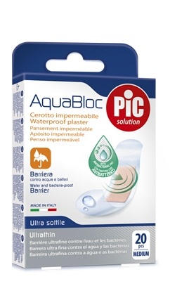 CEROTTO PIC AQUABLOC 19X72MM ANTIBATTERICO 20 PEZZI - Farmadott.it
