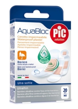 CEROTTO PIC AQUABLOC MIX ANTIBATTERICO 20 PEZZI - Farmadott.it