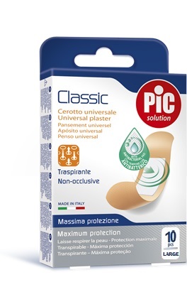 CEROTTO PIC CLASSIC 25X72 MM 10 ANTIBATTERICO 10 PEZZI - Farmadott.it