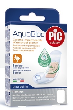 CEROTTO PIC AQUABLOC 10X12 STERILE ANTIBATTERICO 5 PEZZI - Farmadott.it