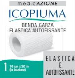 ICOPIUMA BENDA GARZA ELASTICA AUTOFISSANTE CM 10X20 MT - Farmadott.it