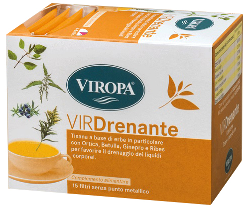 VIROPA DRENANTE TISANA 15 BUSTINE - Farmadott.it