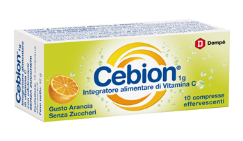 CEBION EFFERVESCENTE VIT C SENZA ZUCCHERO 10 COMPRESSE - Farmadott.it