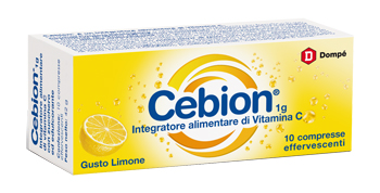 CEBION EFFERVESCENTE VITAMINA C LIMONE 10 COMPRESSE - Farmadott.it