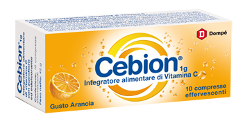CEBION EFFERVESCENTI VITAMINA C ARANCIA 10 COMPRESSE - Farmadott.it