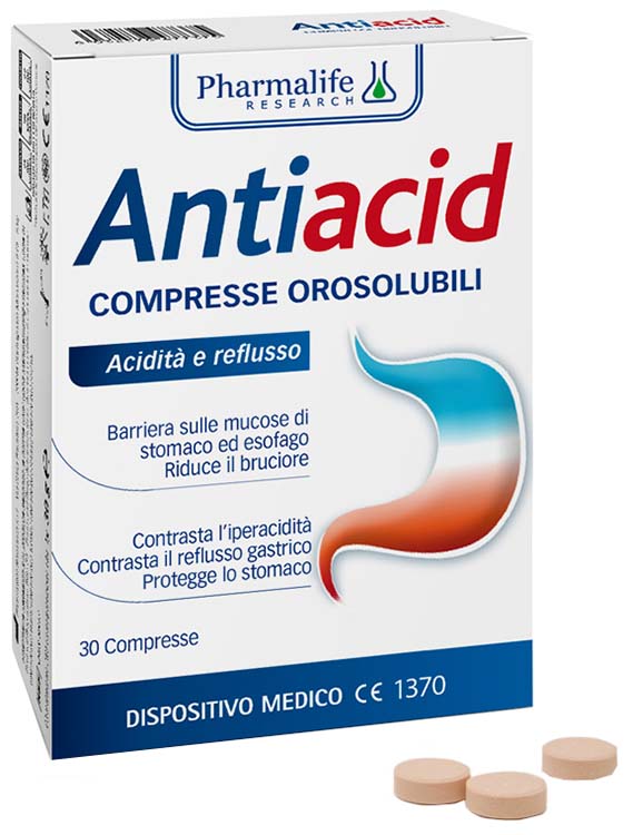 ANTIACID 30 COMPRESSE OROSOLUBILI - Farmadott.it
