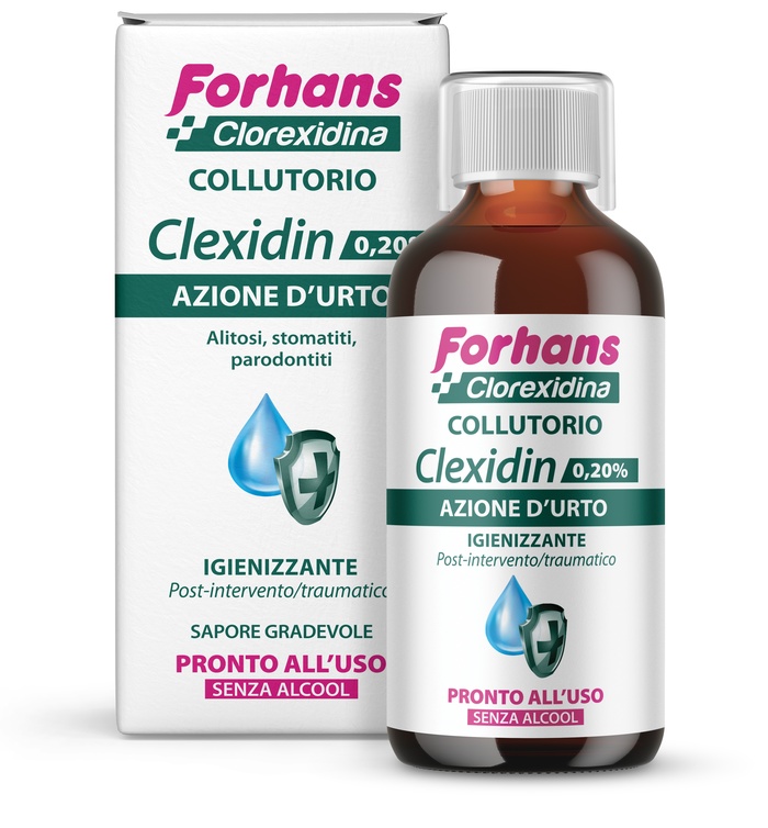 FORHANS CLEXIDIN 0,20 SENZA ALCOOL 200 ML - Farmadott.it