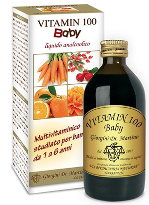 VITAMIN 100 BABY LIQUIDO ANALCOLICO 200 ML - Farmadott.it