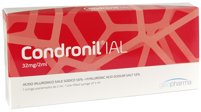 SIRINGA INTRA-ARTICOLARE CONDRONIL IAL ACIDO IALURONICO 1,6% 2 ML - Farmadott.it