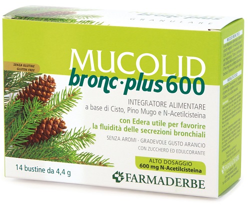 MUCOLID BRONC PLUS 600 14 BUSTINE - Farmadott.it