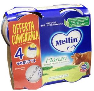MELLIN OMOGENEIZZATO MANZO 4X80 G - Farmadott.it