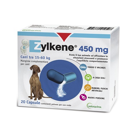 ZYLKENE CANI GROSSA TAGLIA 15-60KG 20 CAPSULE DA 450 MG - Farmadott.it