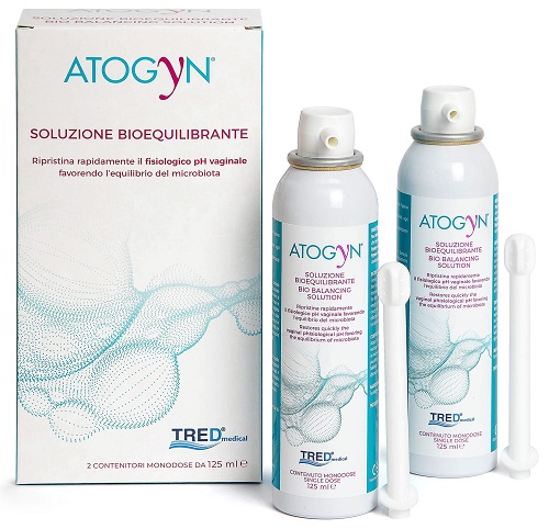 ATOGYN DISPOSITIVO IGIENE VAGINALE E RIPRISTINO PH FISIOLOGICO BAG ON VALVE 2 PEZZI DA 125ML - Farmadott.it