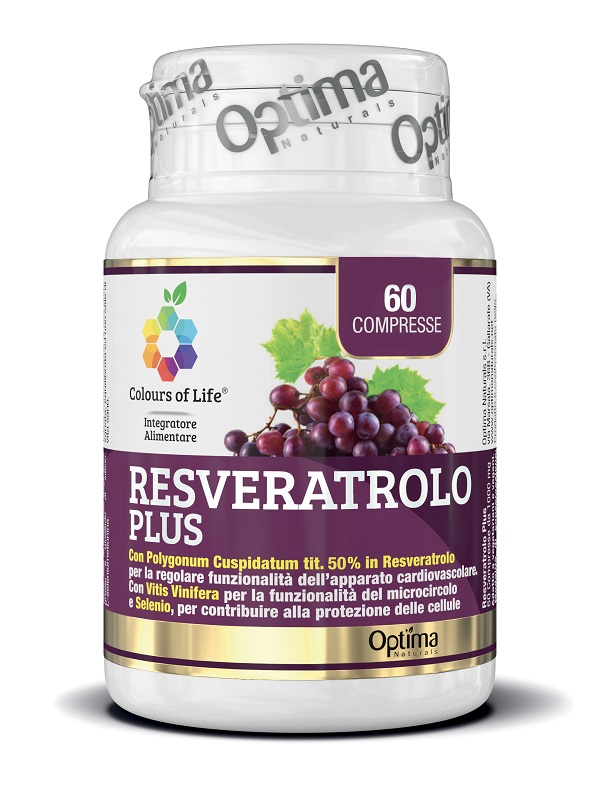 COLOURS OF LIFE RESVERATROLO PLUS 60 COMPRESSE 1000 MG - Farmadott.it