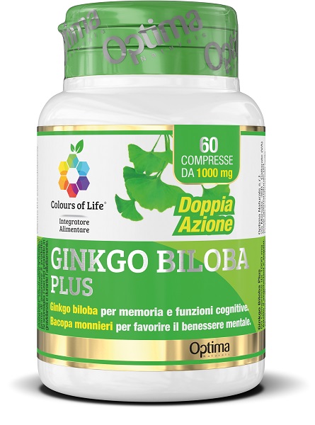 COLORUS OF LIFE GINKGO BILOBA PLUS 60 COMPRESSE 1000 MG - Farmadott.it