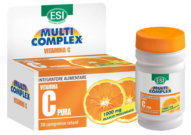 ESI MULTICOMPLEX VITAMINA C PURA 1000 MG RETARD 30 COMPRESSE - Farmadott.it