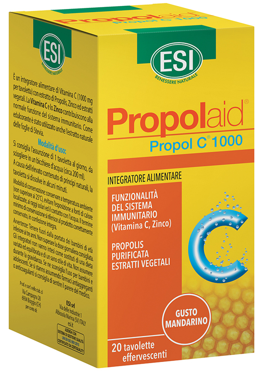 ESI PROPOLAID C 1000 20 TAVOLETTE EFFERVESCENTI - Farmadott.it