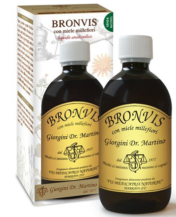 BRONVIS CON MIELE MILLEFIORI 500 ML - Farmadott.it