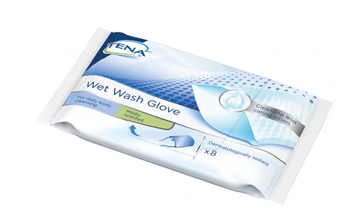 TENA WET WASH GLOVE GUANTO DETERGENTE UMIDIFICATO 8 PEZZI - Farmadott.it