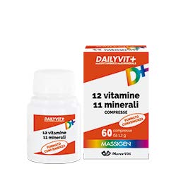 MASSIGEN DAILYVIT 12 VITAMINE 11 MINERALI 60 COMPRESSE RIVESTITE - Farmadott.it