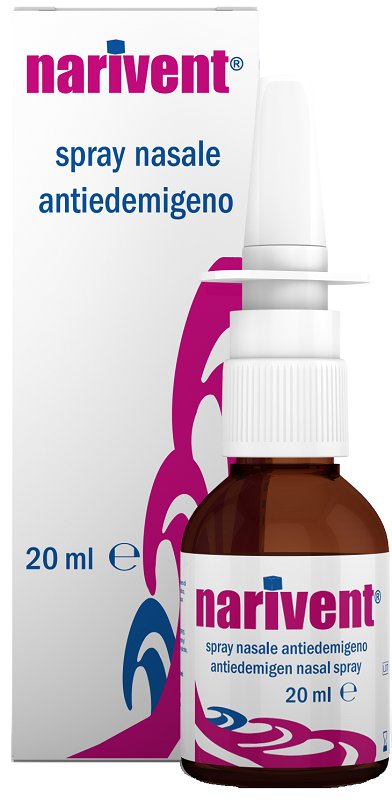 SPRAY NASALE ANTIEDEMIGENO NARIVENT FLACONE 20 ML - Farmadott.it