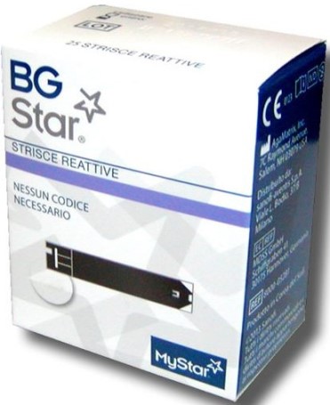 STRISCE REATTIVE MISURAZIONE GLICEMIA BGSTAR MYSTAR 50 PEZZI - Farmadott.it
