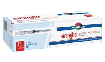 SIRINGA PER VENIPUNTURA MASTER-AID 10 ML GAUGE 21 10 PEZZI - Farmadott.it