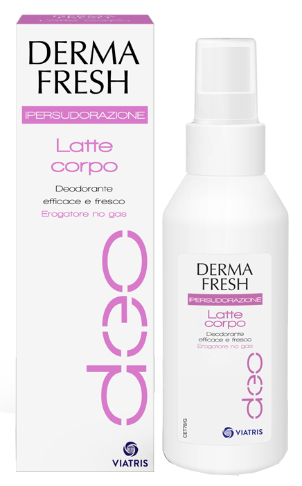 DERMAFRESH IPERSUDORAZIONE LATTE CORPO DEODORANTE 100 ML - Farmadott.it