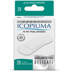 ICOPIUMA CEROTTO IN TESSUTO NON TESSUTO GRANDE 20 PEZZI - Farmadott.it