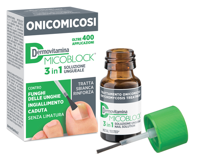 DERMOVITAMINA MICOBLOCK 3 IN 1 ONICOMICOSI SOLUZIONE UNGUEALE 7 ML - Farmadott.it