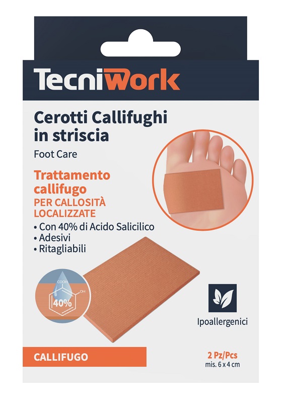 CEROTTI CALLIFUGHI IN STRISCIA CONFEZIONE DA 2 PEZZI - Farmadott.it