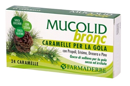 MUCOLID BRONC PROPOLI&PINO 24 CARAMELLE - Farmadott.it