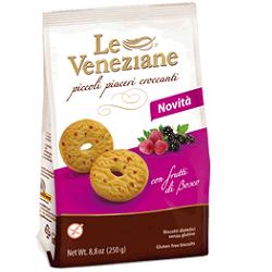LE VENEZIANE BISCOTTI FRUTTI DI BOSCO 250 G - Farmadott.it
