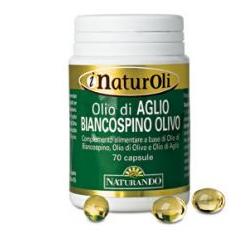 NATUROLI OLIO DI AGLIO BIANCOSPINO OLIVO 70 PERLE - Farmadott.it