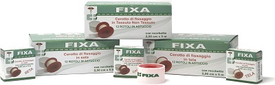 CEROTTO TESSUTO NON TESSUTO CURAMED FIXA 2,5 X 500 CM CON ROCCHETTO - Farmadott.it