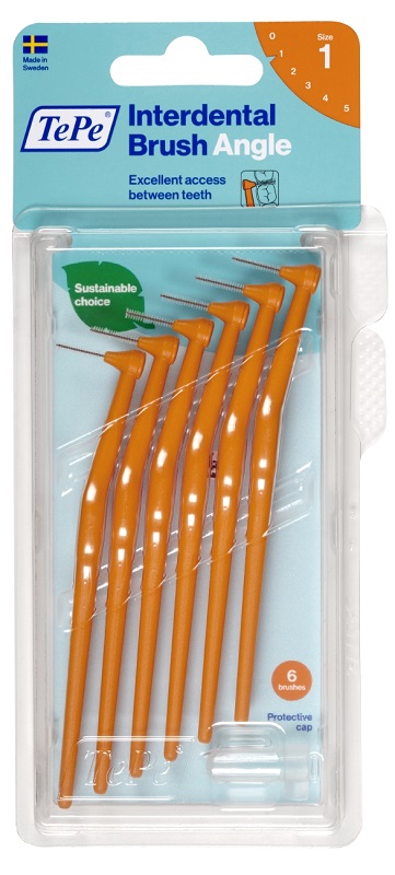 TEPE ANGLE SCOVOLINO ARANCIO 0,45MM 6 PEZZI - Farmadott.it