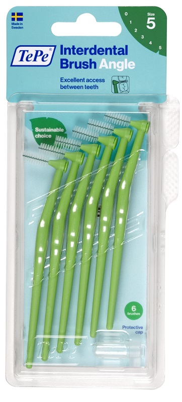 TEPE ANGLE SCOVOLINO VERDE 0,8MM 6 PEZZI - Farmadott.it