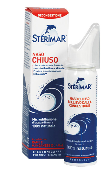 STERIMAR IPERTONICO NASO CHIUSO RAME E MANGANESE SPRAY 50 ML - Farmadott.it