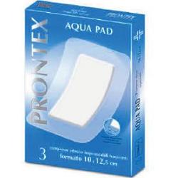 GARZA COMPRESSA PRONTEX AQUA PAD 10X12,5 CM 3 PEZZI - Farmadott.it