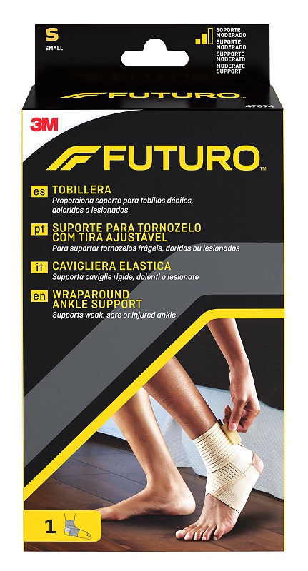 CAVIGLIERA ELASTICA FUTURO MEDIUM DIMENSIONE 20,5/23CM - Farmadott.it
