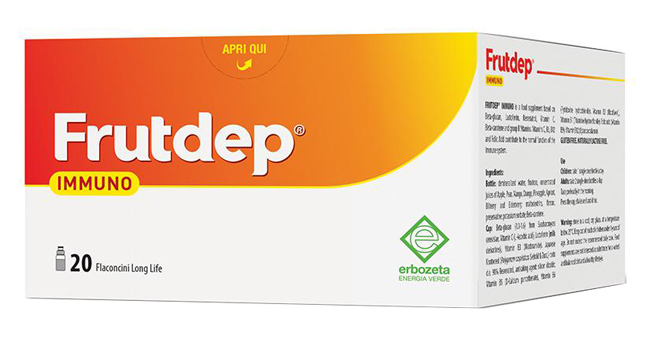 FRUTDEP IMMUNO 20 FLACONCINI 10 ML - Farmadott.it
