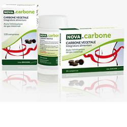 NOVA CARBONE VEGETALE 120 COMPRESSE - Farmadott.it